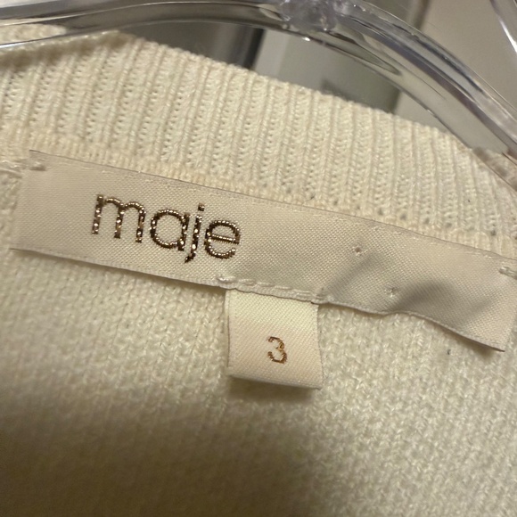 Maje Heart Sweater - Size 3 - Picture 3 of 3